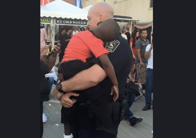 The Officer’s Embrace: Why the Whispers Weren’t About a Sleeping Child